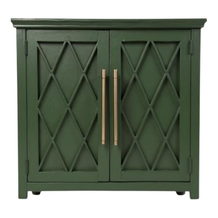Green Accent Cabinet